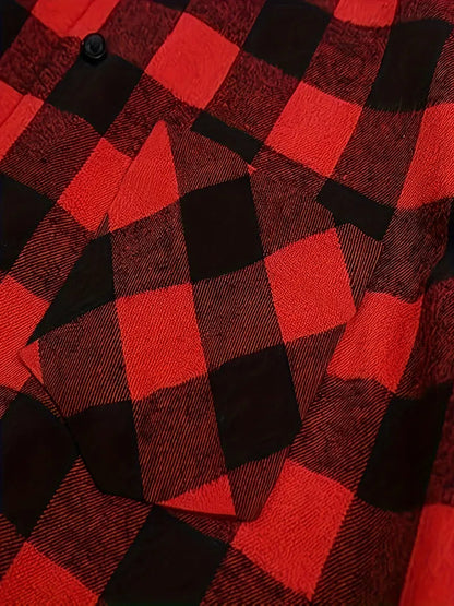 Brit & Boho™️ |  Timber Hooded Flannel Jacket Brit & Boho | Fashion & Boutique