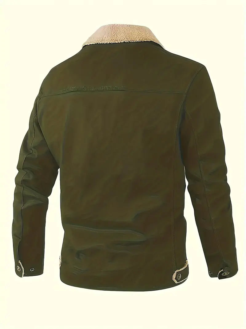 Brit & Boho™️ |  Classic Tailored Men's Coat with Notch Collar Brit & Boho | Fashion & Boutique