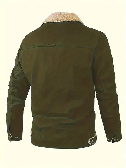 Brit & Boho™️ |  Classic Tailored Men's Coat with Notch Collar Brit & Boho | Fashion & Boutique