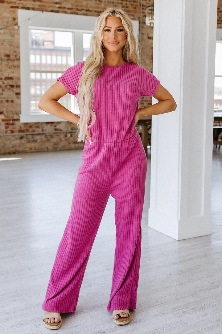 Brit & Boho™ I Robyn Ribbed Jumpsuit Brit & Boho | Fashion & Boutique