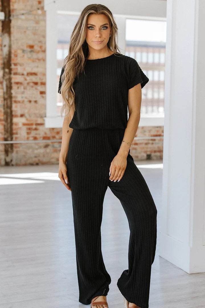 Brit & Boho™ I Robyn Ribbed Jumpsuit Brit & Boho | Fashion & Boutique