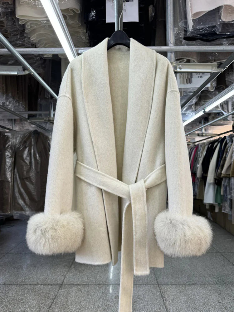 Brit & Boho™ | Alessia Fur Trench Coat - Brit & Boho | Fashion & Boutique