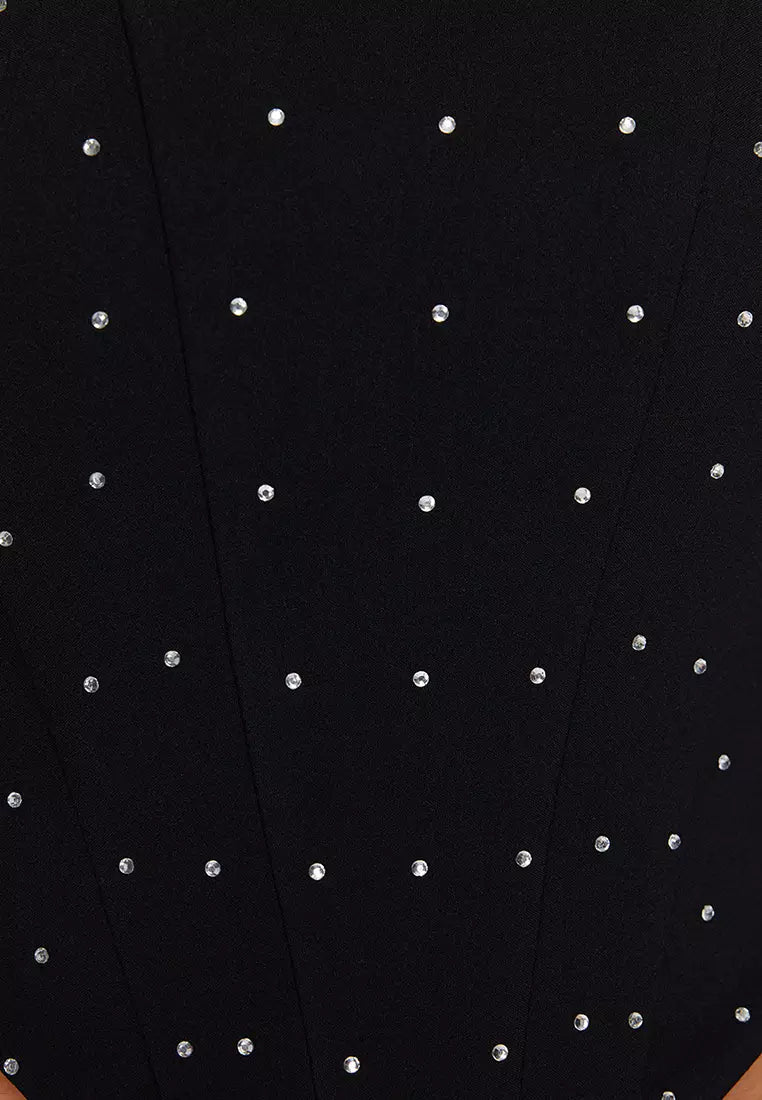 Brit & Boho™ I Danica Embellished Cropped Bustier Brit & Boho | Fashion & Boutique