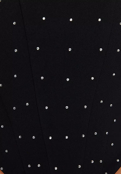 Brit & Boho™ I Danica Embellished Cropped Bustier Brit & Boho | Fashion & Boutique